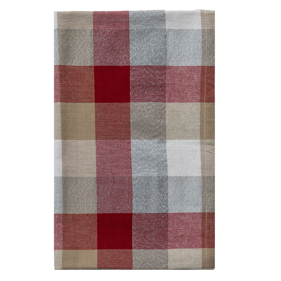 Runner Lovely Reindeer 45x140 cm Check Red