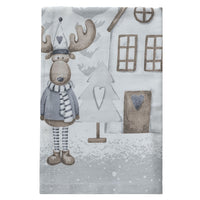 Runner Lovely Reindeer 45x140 cm Reindeer Village Grey