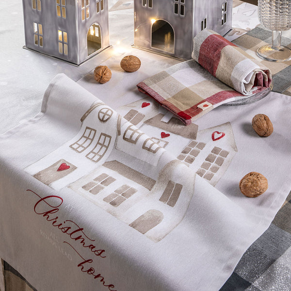 Set 2 Strofinacci Lovely Reindeer 45x65 cm Home Red