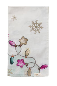 THUN® Runner Stampa Digitale Natale - Fantasia Luci Lights Multicolor
