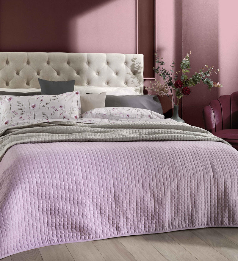 Completo Letto Stampato Matrimoniale Wendy Ochre - Amo La Casa Shop