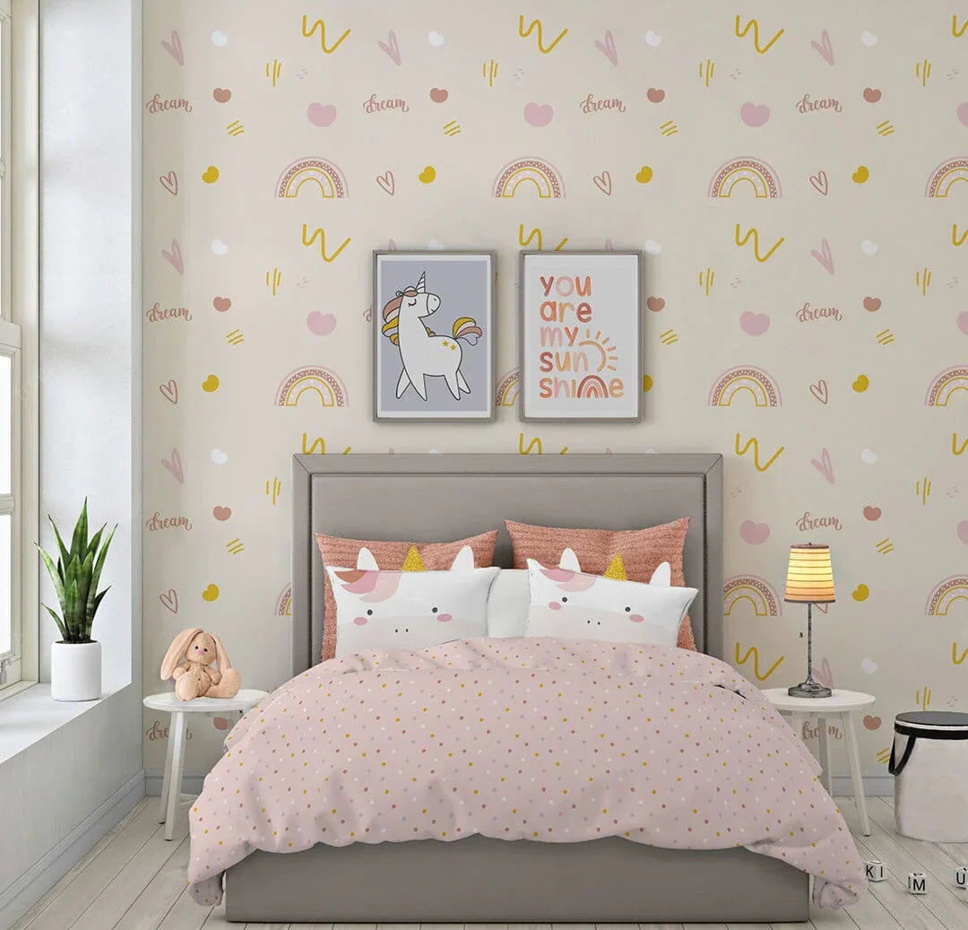 Parure Copripiumino Singolo con Stampa - Fantasia Funny Unicorn Pink - Amo La Casa Shop
