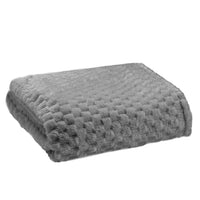 Plaid Storm Aria 120x160 cm Tinta Unita Dark Grey - Amo La Casa Shop