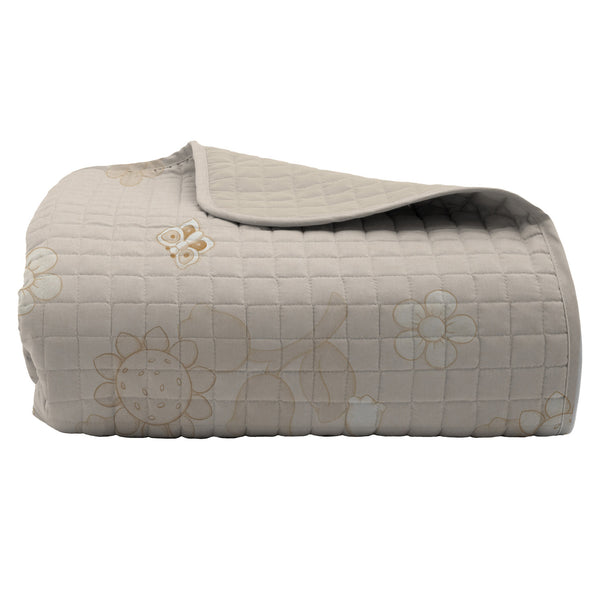 THUN® Trapuntino Matrimoniale Elegance con Stampa Digitale Grace Beige - Amo La Casa Shop