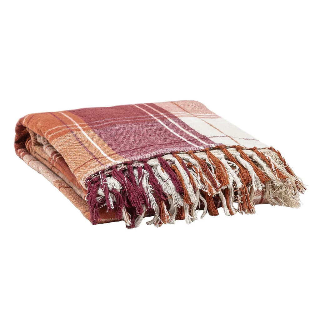 Coperta Alps Alpine 150x200 cm Aura Tartan Rust - Amo La Casa Shop