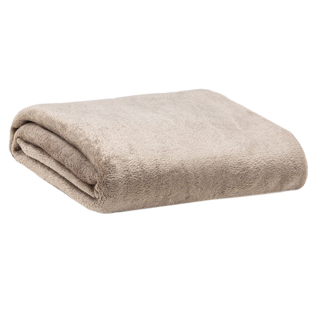 Coperta Everest 150x200 cm Himalayan Home Tinta Unita Beige - Amo La Casa Shop