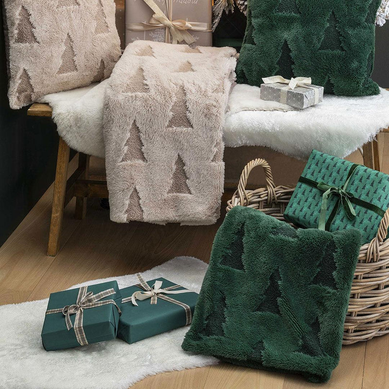 Coperta Monte Bianco 150x200 cm Alpine Aura Tinta Unita Beige - Amo La Casa Shop