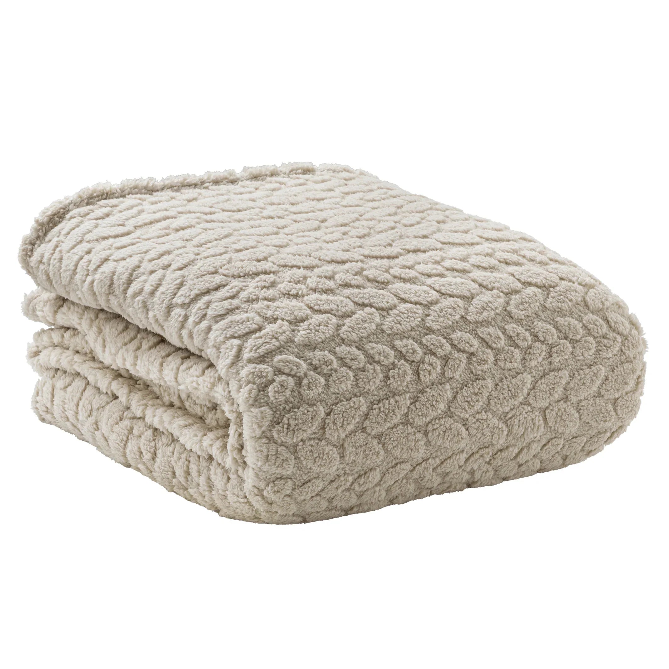 Coperta 150x200 cm Cognac Brandy Tinta Unita Cream - Amo La Casa Shop