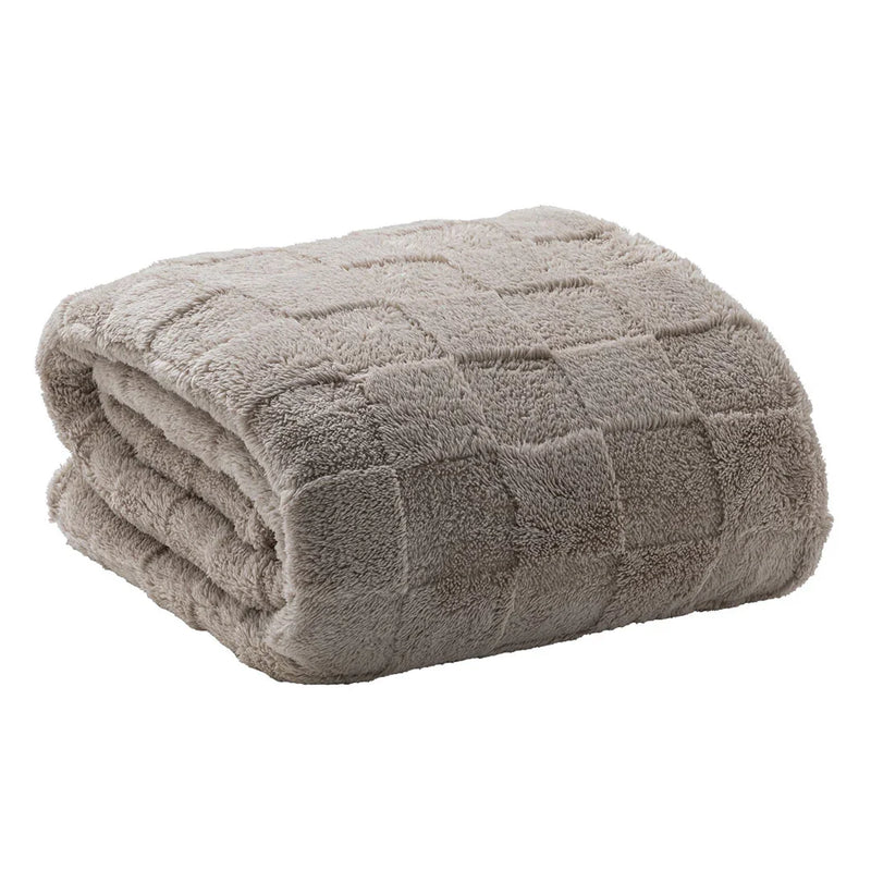 Plaid 120x160cm Juniper Gin Tinta Unita Beige - Amo La Casa Shop