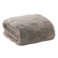 Coperta 250x200 cm Juniper Gin Tinta Unita Beige - Amo La Casa Shop