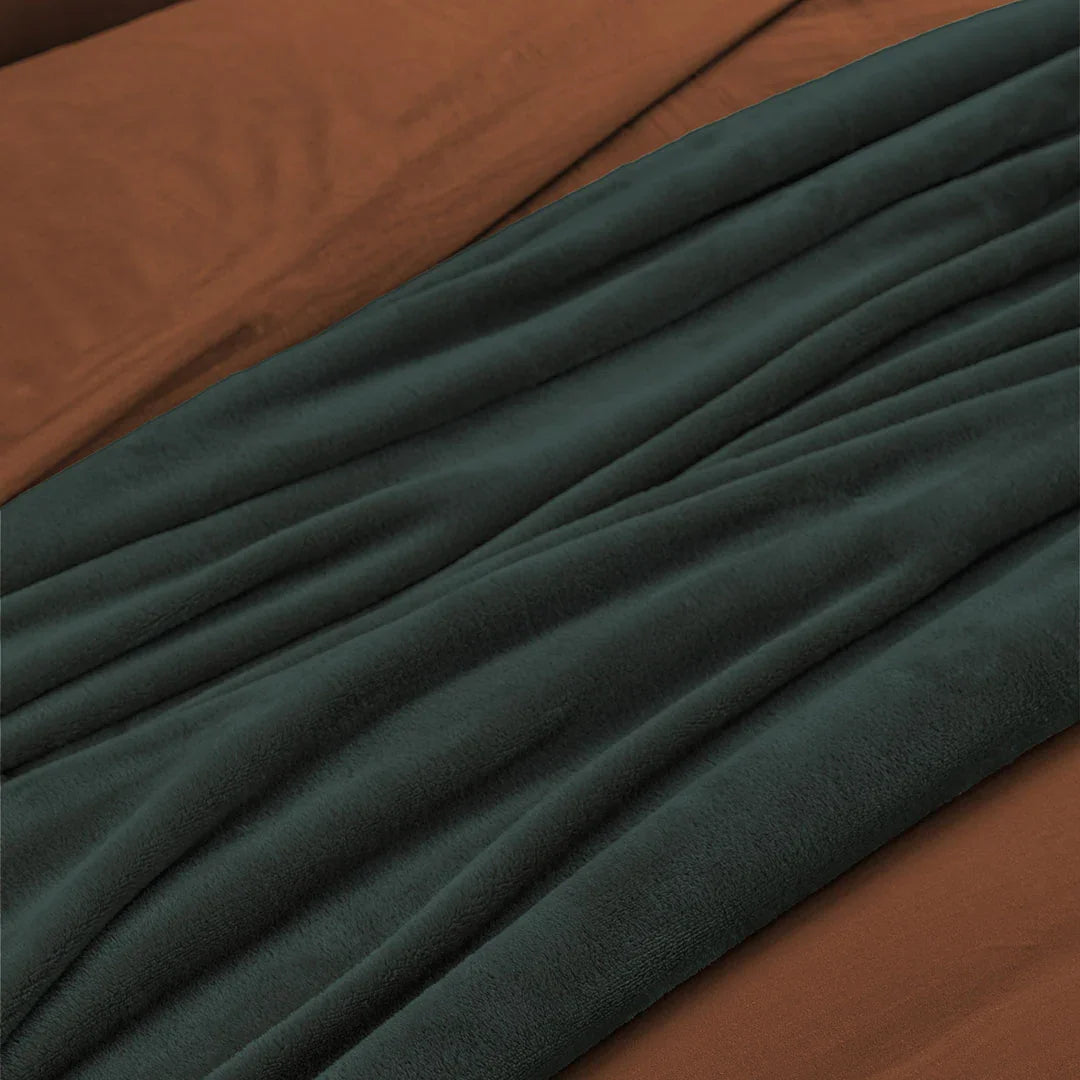 Coperta 150x200cm Whisky Tinta Unita Tortora - Amo La Casa Shop