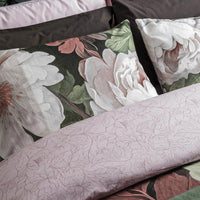 Parure Copripiumino Matrimoniale con Stampa Digitale - Fantasia Absinthe Margaux Verde - Amo La Casa Shop