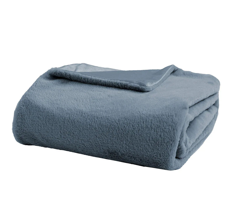 Coperta Artemisia 150x200 cm Absinthe Tinta Unita Dusty Teal - Amo La Casa Shop