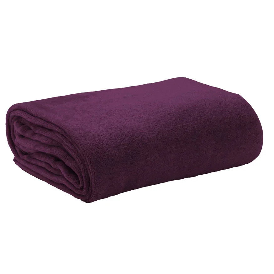 Coperta 250x200cm Whisky Tinta Unita Purple - Amo La Casa Shop