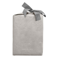 Completo Letto Matrimoniale in Cotone Atelier Fragrance Tinta Unita Ash Grey