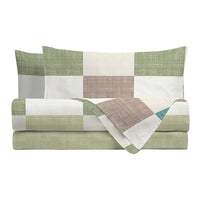 Di Maestro Completo Letto Stampato  Matrimoniale Esmond Green