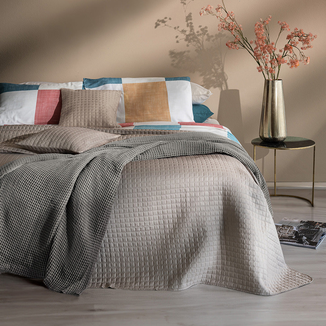 Di Maestro Completo Letto Stampato  Matrimoniale Esmond Green