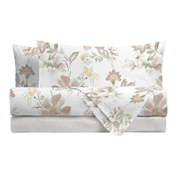 Di Maestro Completo Letto Stampato  Matrimoniale Amal Beige