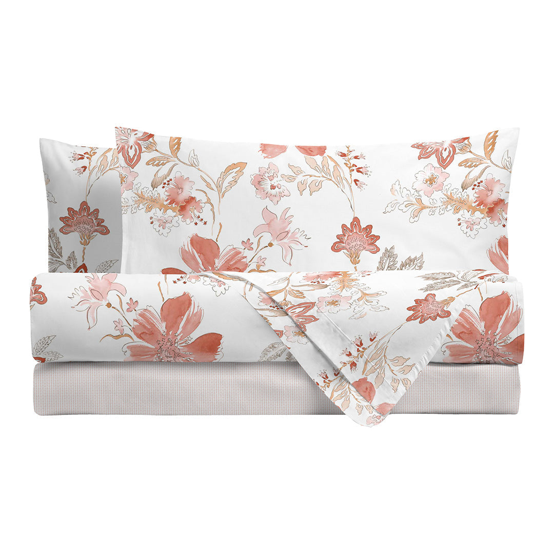 Di Maestro Completo Letto Stampato  Matrimoniale Amal Rust