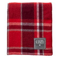 Coperta Cozly Lovely Reindeer 150x200 cm Cozly Red