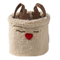THUN® Coperta + Cesto Baby Bosco D'Inverno - Fantasia Renna Deer Cream