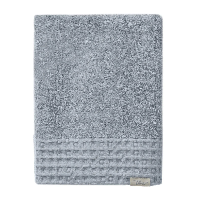 THUN® Asciugamano Telo Doccia Iconic Elegance 90x140 cm Tinta Unita Light Blue - Amo La Casa Shop