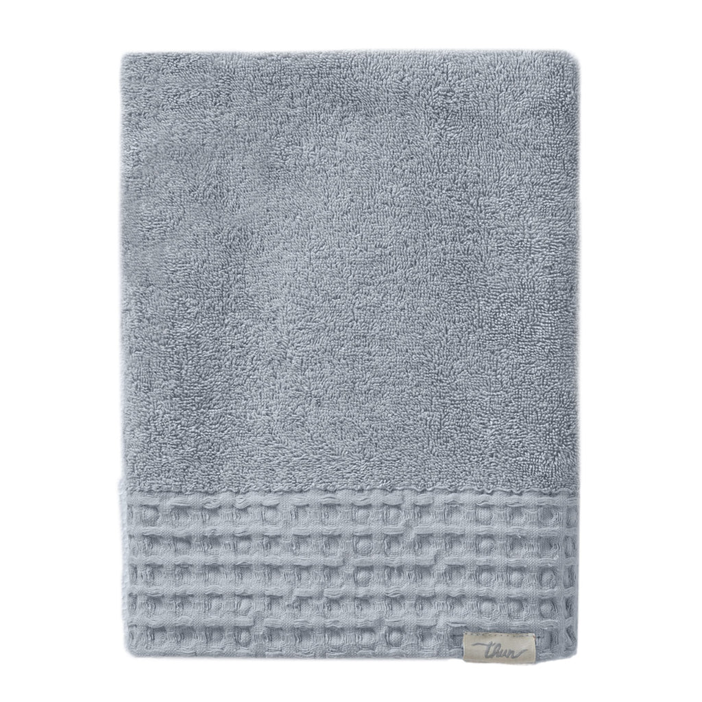 THUN® Asciugamano Telo Doccia Iconic Elegance 90x140 cm Tinta Unita Light Blue - Amo La Casa Shop