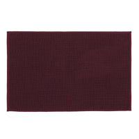 Tappeto Bagno 50x80 Lipari Gin Tinta Unita Bordeaux - Amo La Casa Shop