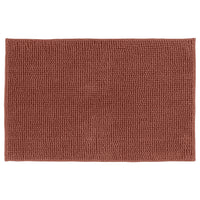 Tappeto Bagno Lipari cm 50x80 Tinta Unita Rust