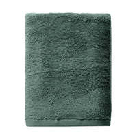 Asciugamano in Spugna di Cotone Atelier Fragrance 70x140 cm Tinta Unita Dark Green
