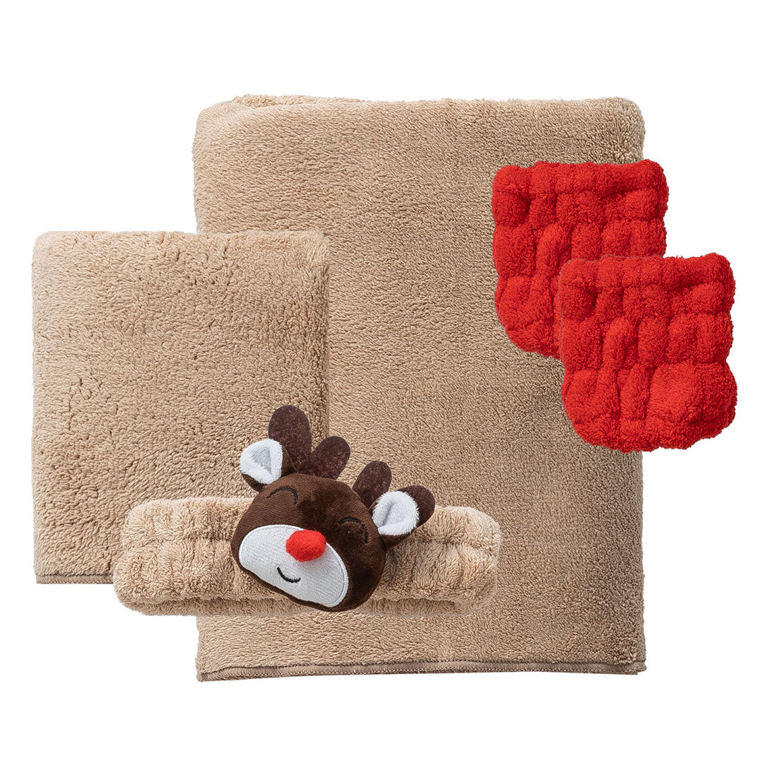 Spa Set Jolly Gift Standard Reindeer Beige