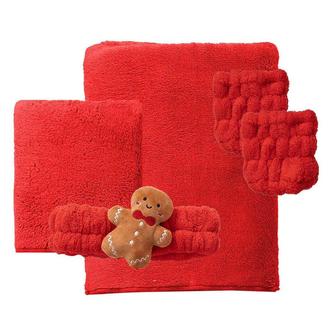 Spa Set Jolly Gift Standard Gingerbread Man Red