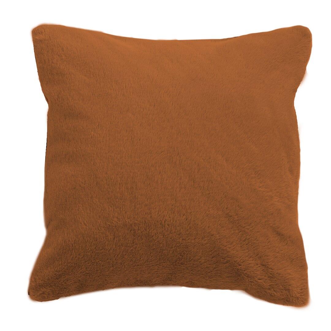 Cuscino Fiamma Fuoco 40x40 cm Tinta Unita Caramel - Amo La Casa Shop