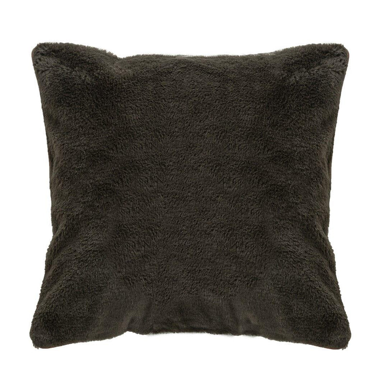 Cuscino Fiamma Fuoco 40x40 cm Tinta Unita Dark Grey - Amo La Casa Shop