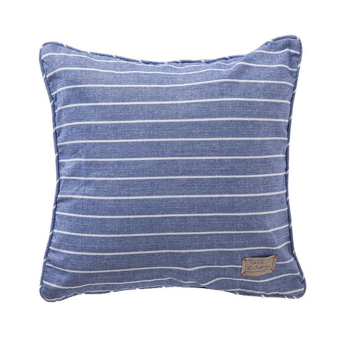 Cuscino Tinto In Filo 40x40 cm Evan Blue - Amo La Casa Shop
