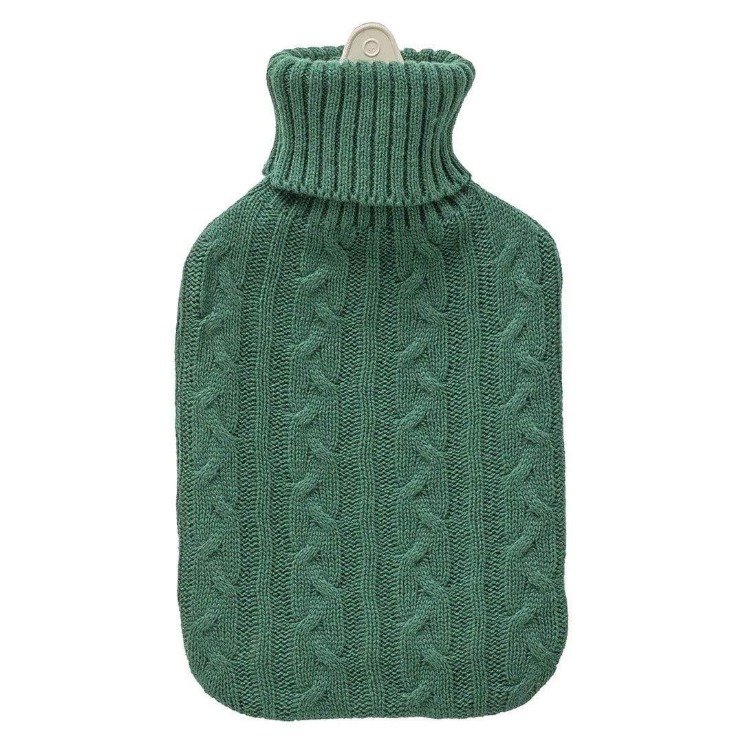 Borsa Acqua Calda Tricot Dolomites Dream Tinta Unita Green - Amo La Casa Shop