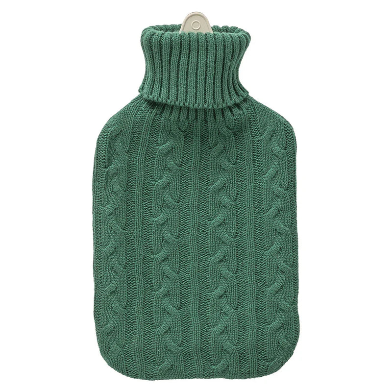 Borsa Acqua Calda Tricot Dolomites Dream Tinta Unita Green - Amo La Casa Shop