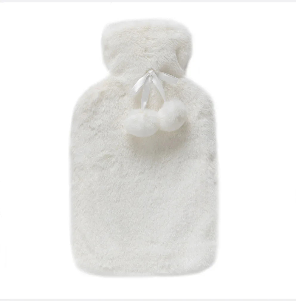 Borsa Acqua Calda Fur Himalayan Home Tinta Unita Cream - Amo La Casa Shop