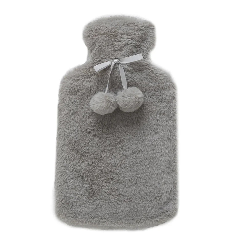 Borsa Acqua Calda Fur Himalayan Home Tinta Unita Grey - Amo La Casa Shop