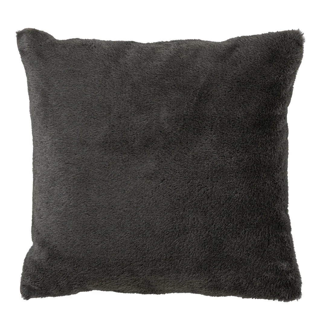 Cuscino Artemisia 40x40 cm Absinthe Tinta Unita Grigio Scuro - Amo La Casa Shop