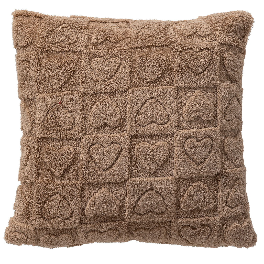 Cuscino Lovely Reindeer 40x40 Heart Beige