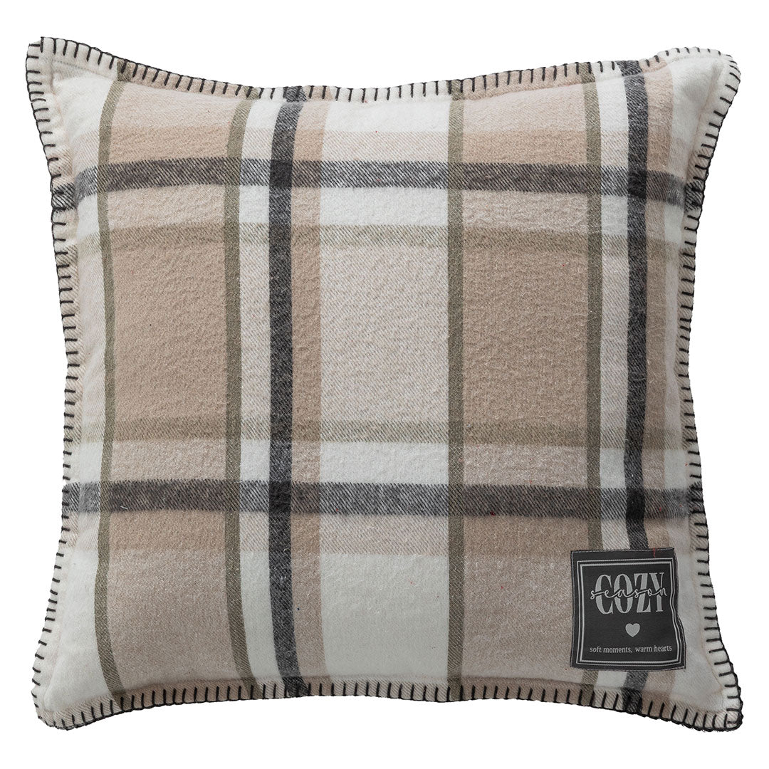 Cuscino Cozyly Lovely Reindeer 45x45 cm Cozly Beige