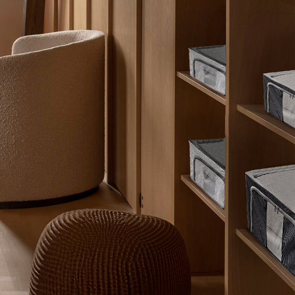 Scatola per Armadio in Display Deluxe Tinta Unita Dark Grey