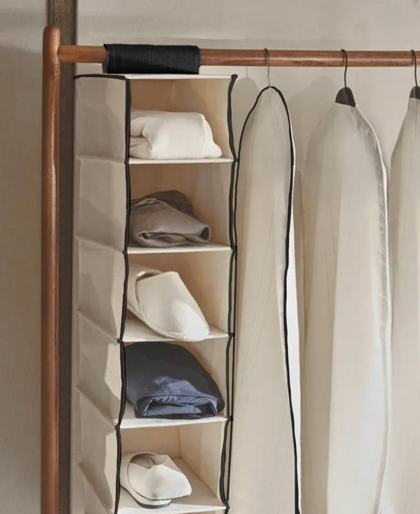 Organizer Verticale in Display Soft cm 30x30x90 Tinta Unita Cream