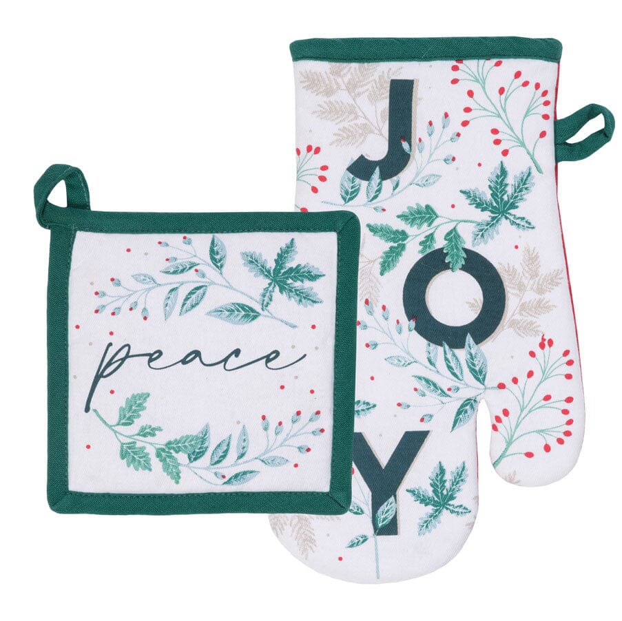 Set 2 Pezzi Presina+Guantone Joy Verde - Amo La Casa Shop