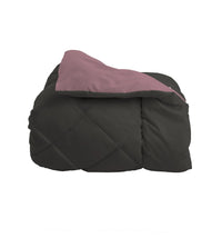 Trapunta Singola 170x250 cm Bicolore Fuoco Dark Grey/Burgundy - Amo La Casa Shop