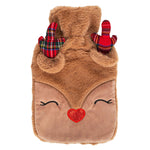 Borsa Acqua Calda Animali British Gift Standard Rudolph Beige