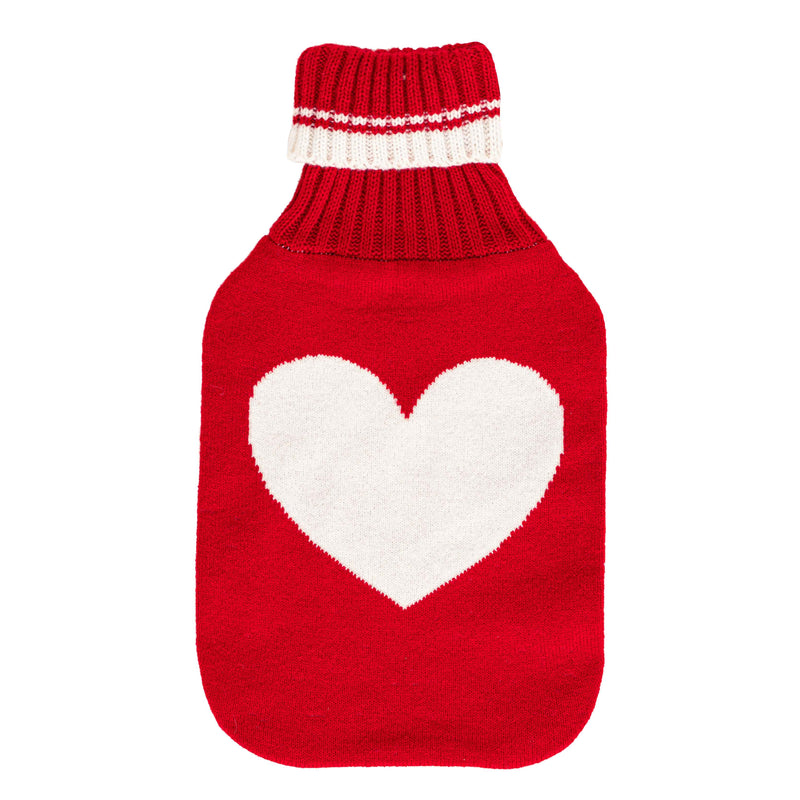 Borsa Acqua Calda Tricot Sweden Gnome Standard Heart Red