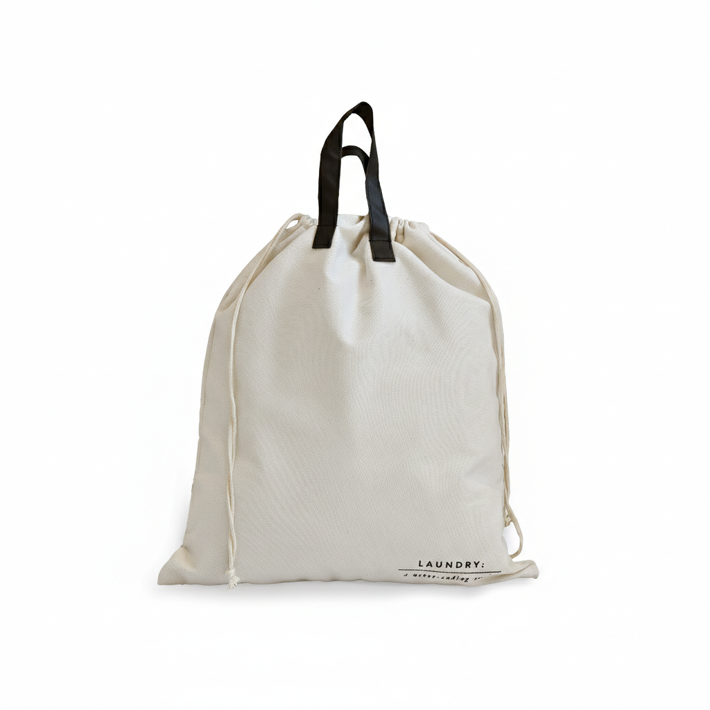 Borsa Lavanderia Da Viaggio in Display Soft cm 41x56 Tinta Unita Cream