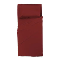 Completo Letto Singolo in Microfibra Softy Yarn - Tinta Unita Bordeaux - Amo La Casa Shop